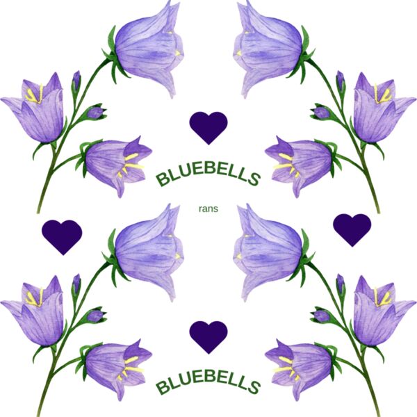 Beautiful Bluebells transparent  Thumbnail